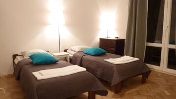 Iron/ironing board, free cribs/infant beds, free WiFi, bed sheets