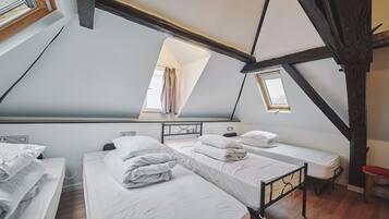 Luxe beddengoed, een kluis op de kamer, geluiddichte muren, gratis wifi