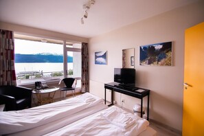 Pillow-top beds, blackout curtains, free WiFi, bed sheets