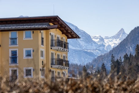 Vista a la montaña. Hotel Schwabenwirt