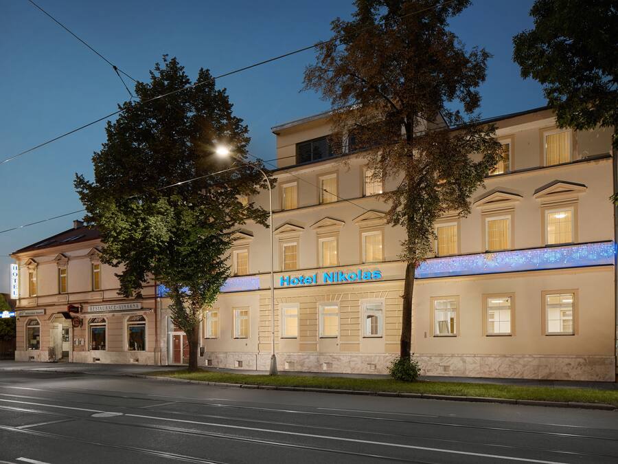Overnatningsstedets facade
