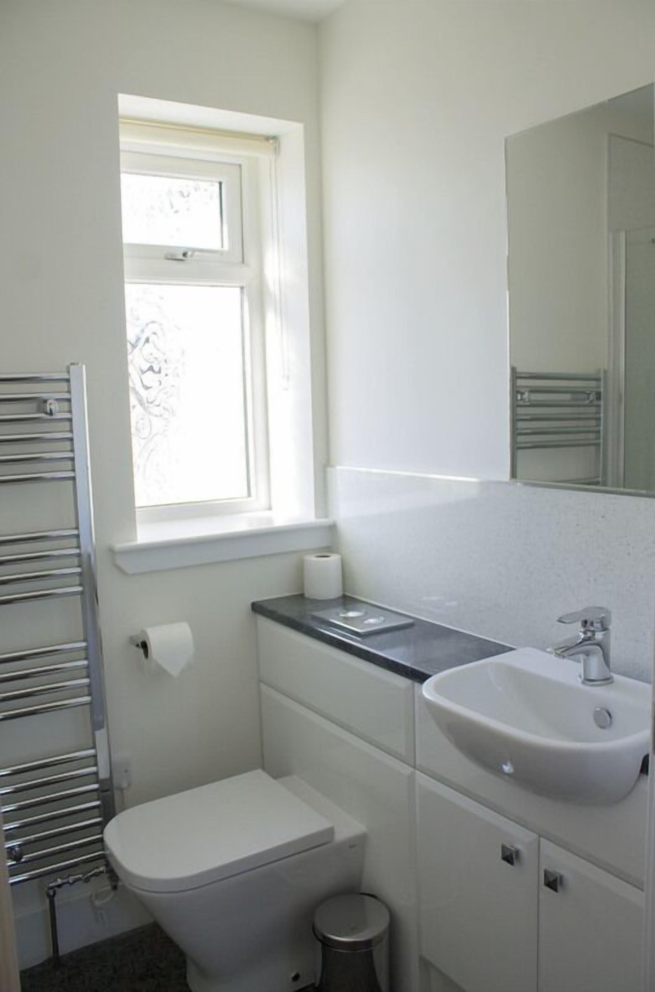 family room | bathroom | hair dryer, towels