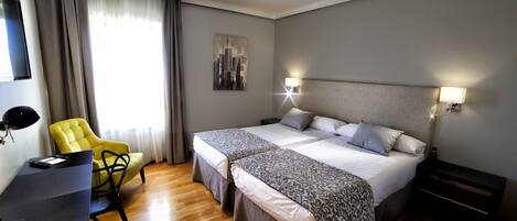 Down duvets, memory-foam beds, minibar, in-room safe