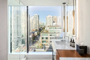 Suite, 1 Bedroom, City View | Hypo-allergenic bedding, in-room safe, desk, laptop workspace - the DOUGLAS, Autograph Collection (Vancouver)
