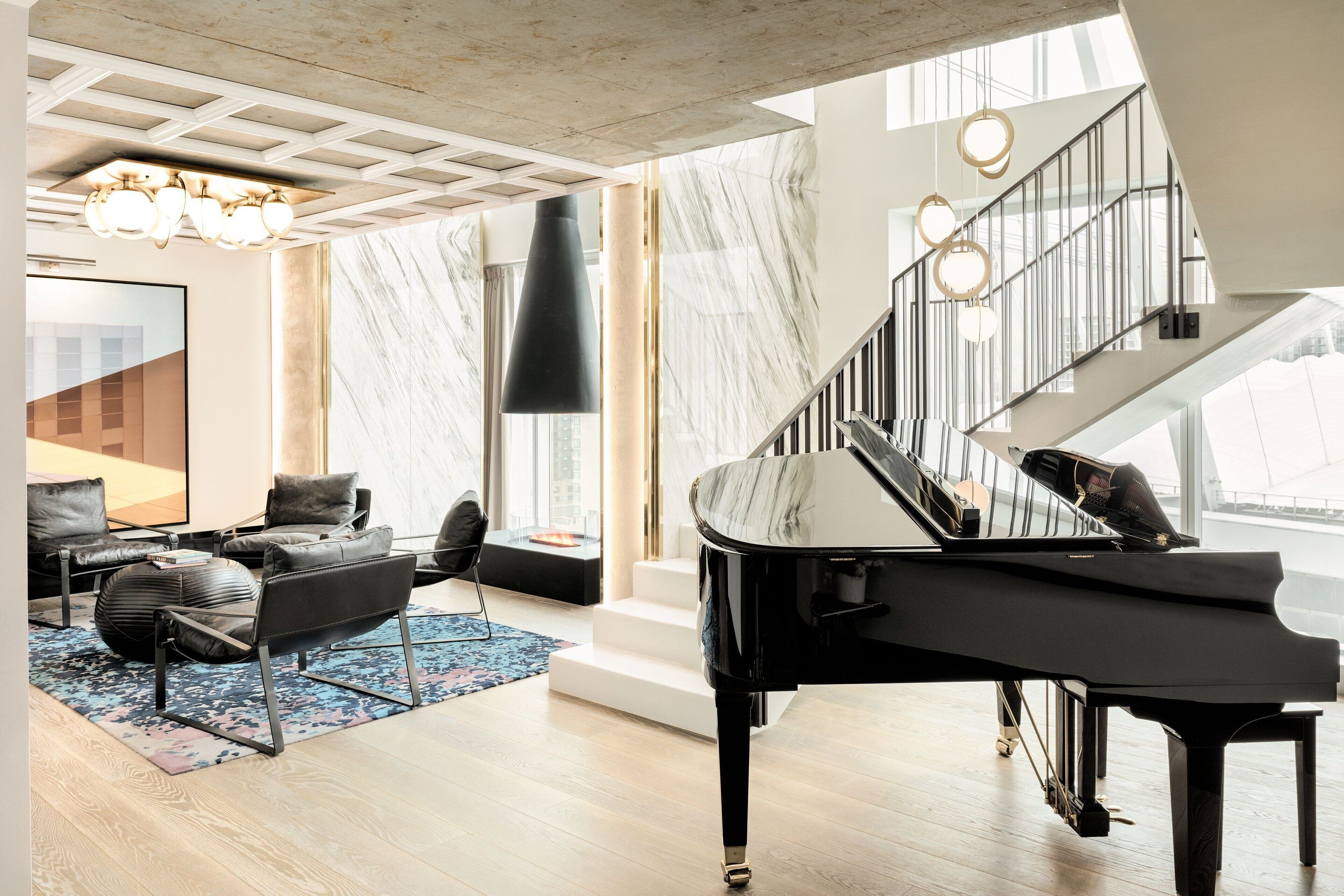 suite, 1 bedroom, non smoking (view) | living area | 55-inch lcd tv with satellite channels, tv, netflix