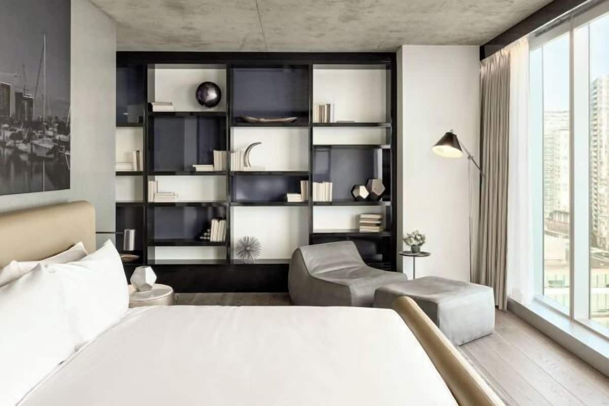 1 bedroom, hypo-allergenic bedding, in-room safe, desk