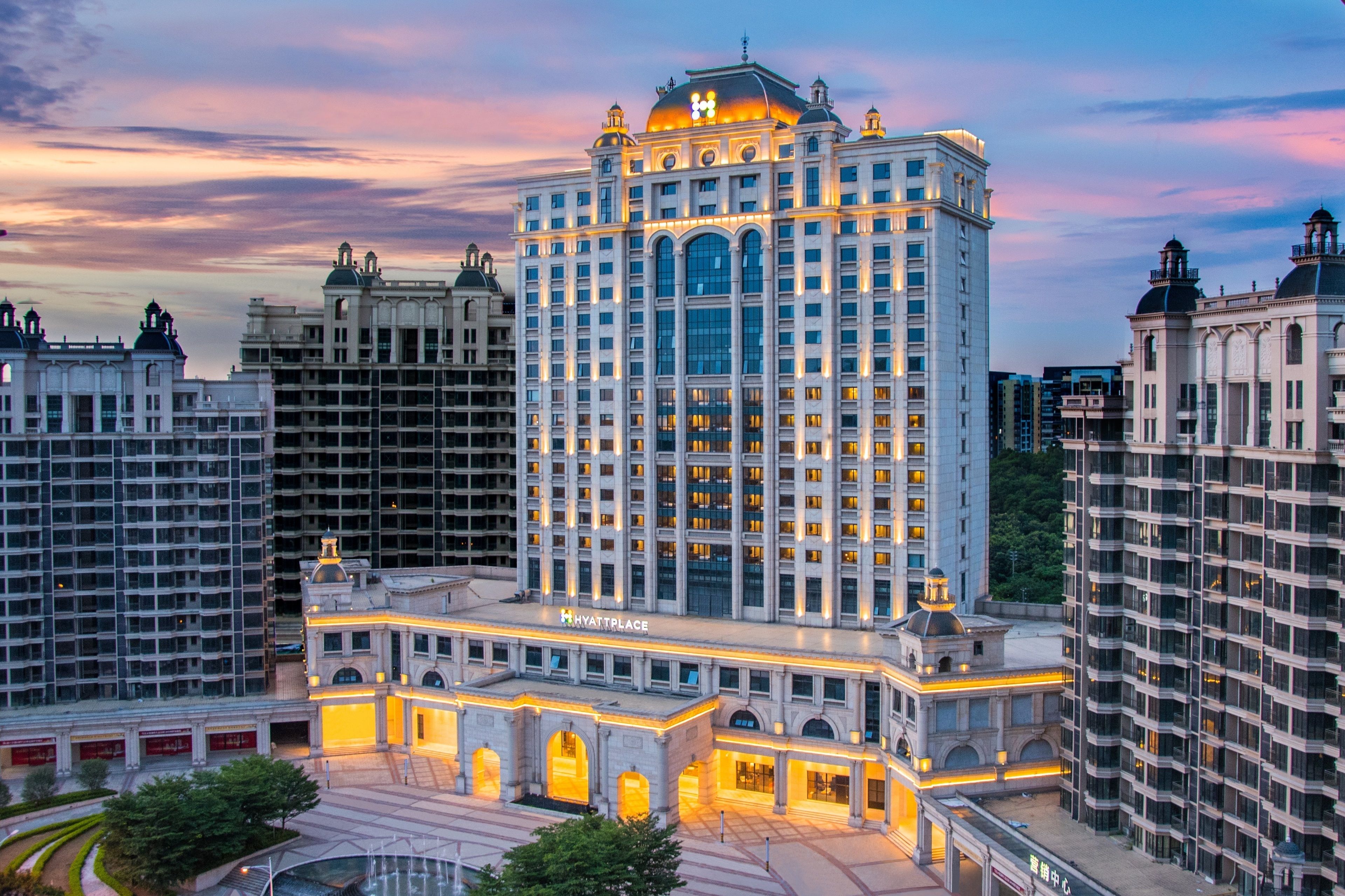 Front of property - evening/night