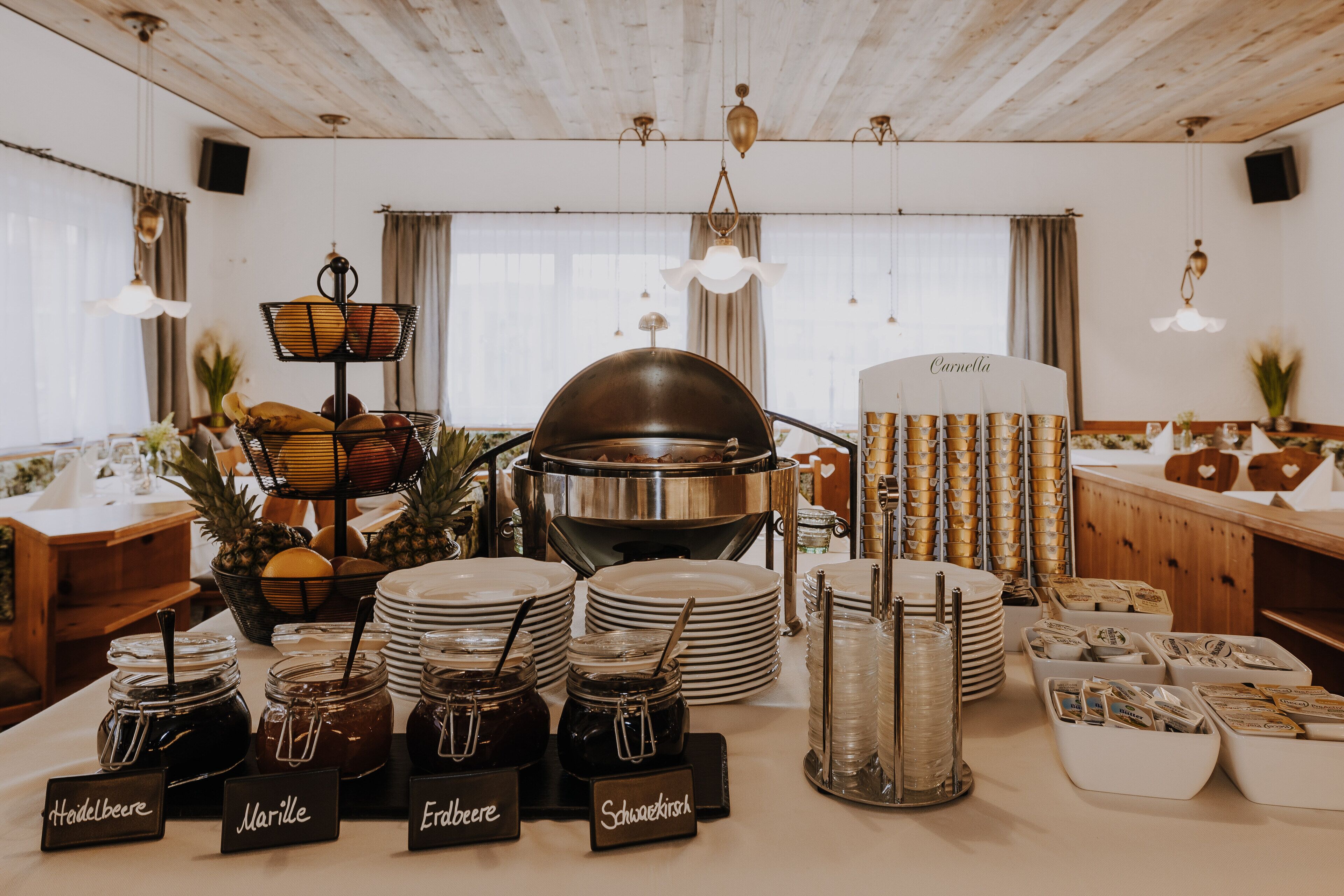 Morgenmadsbuffet hver dag mod et gebyr