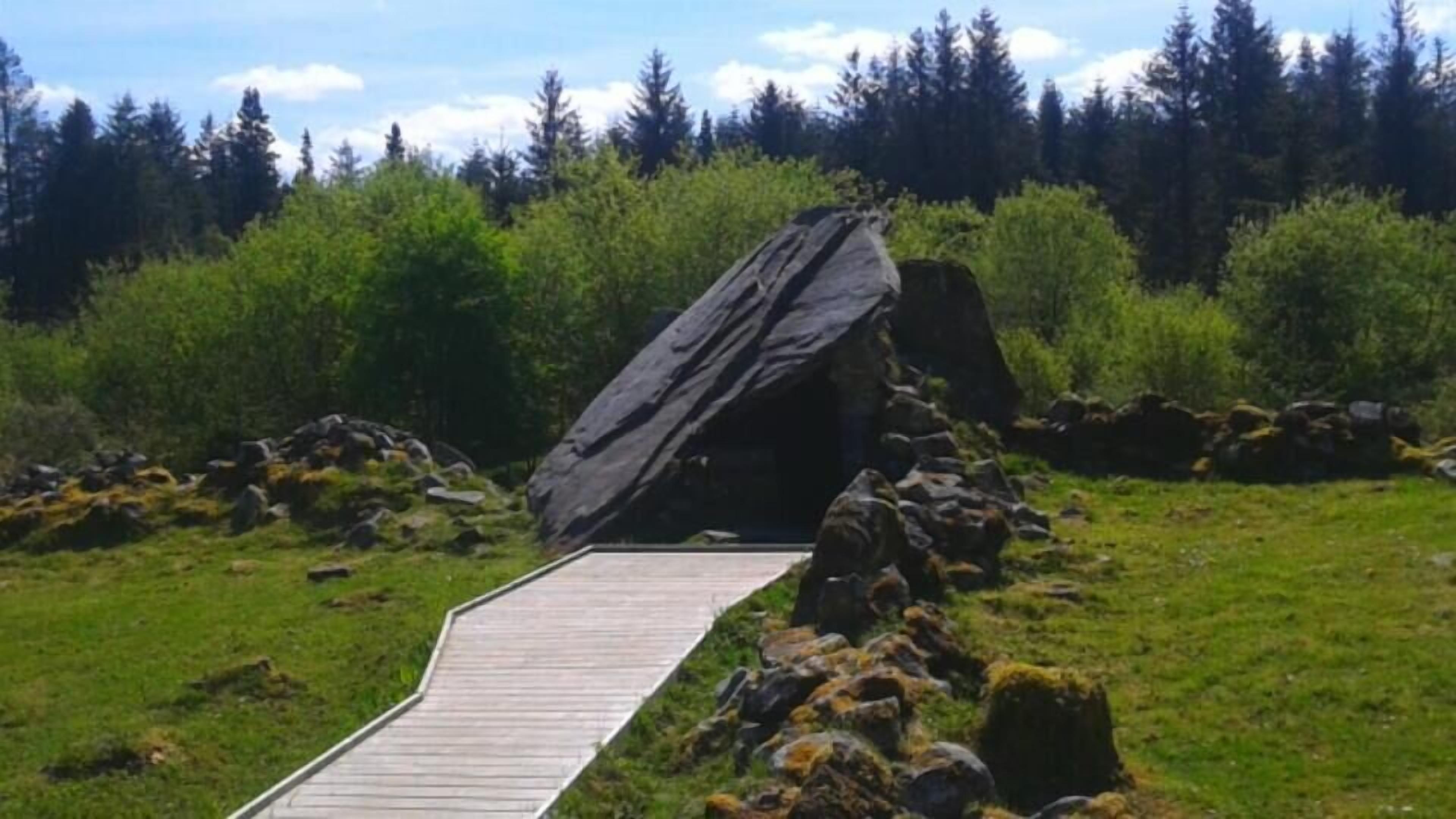 Vue sur la campagne depuis l’hébergement