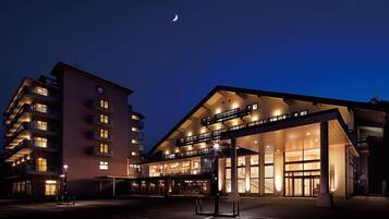 Front of property – evening/night