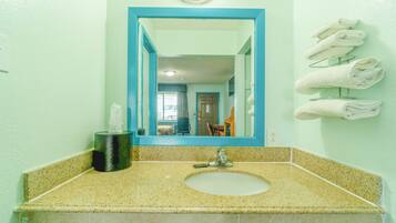 Free toiletries, towels