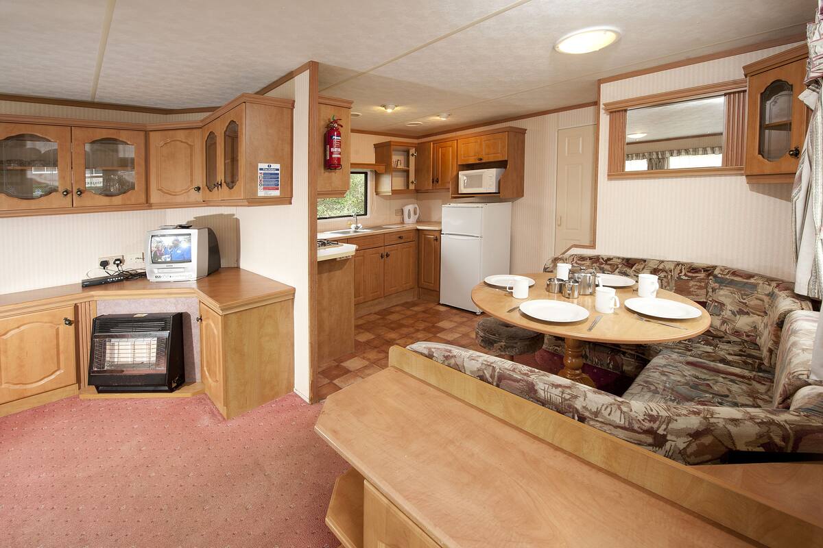 2 Bedroom Bronze Caravan | Living room | TV