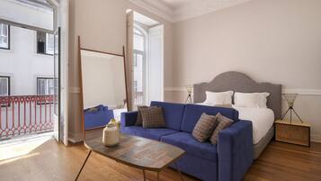 Master Suite with Balcony | 1 bedroom, premium bedding, Tempur-Pedic beds, in-room safe