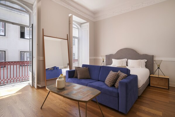 Master Suite with Balcony | Premium bedding, Tempur-Pedic beds, in-room safe, individually decorated