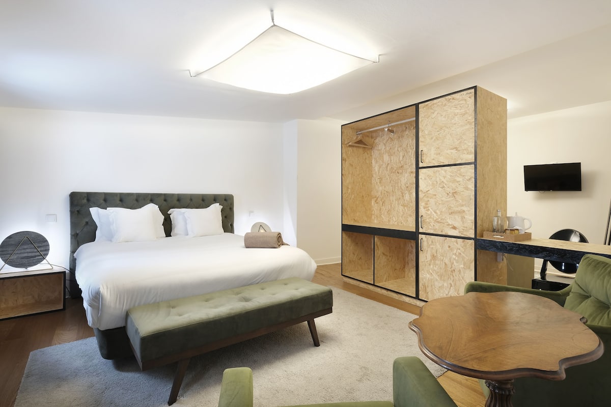 1 kamar tidur, seprai premium, tempat tidur Tempur-Pendic, dan brankas