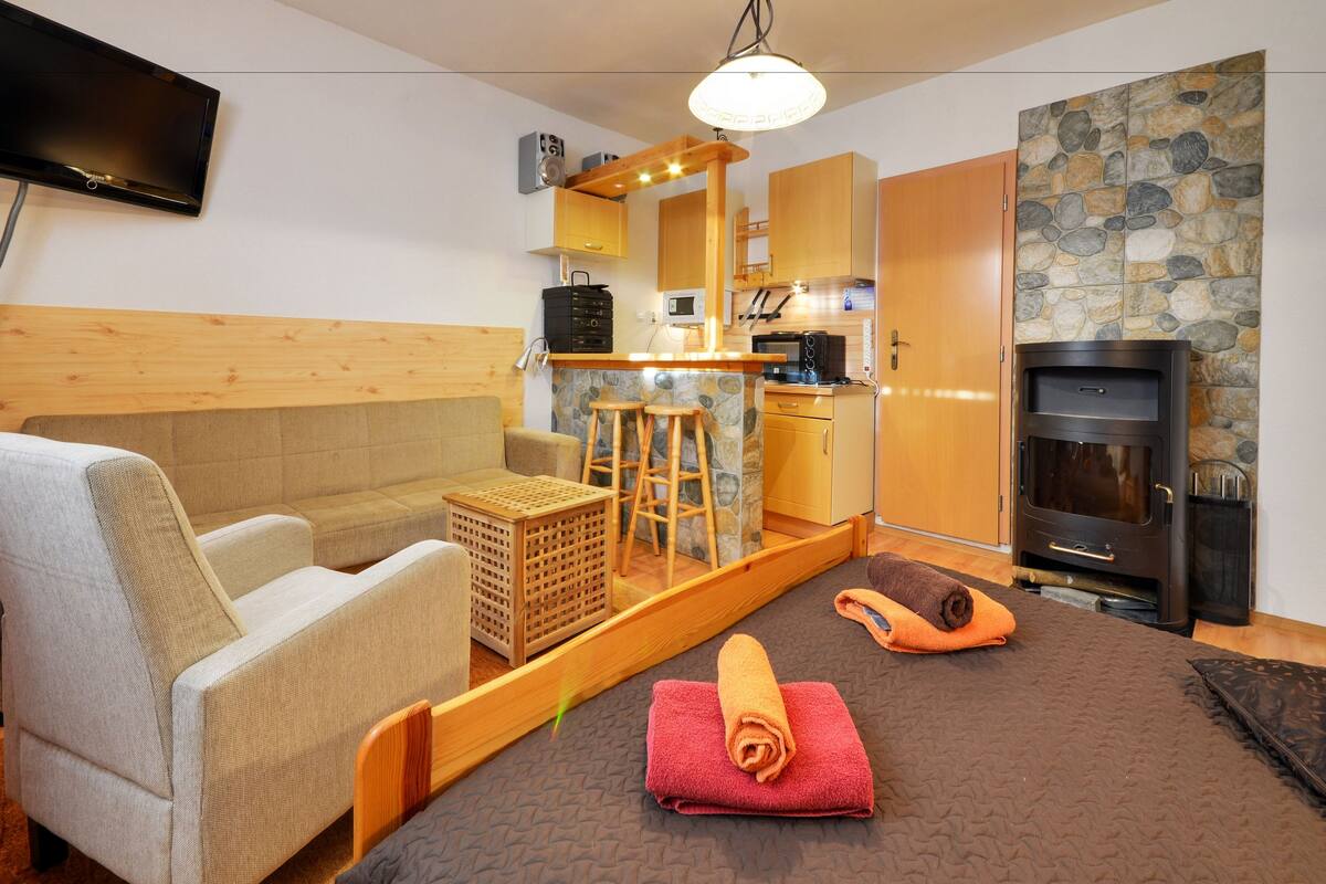 Economy Studio, 1 Bedroom, Refrigerator & Microwave | 1 bedroom, free cots/infant beds, free WiFi, bed sheets
