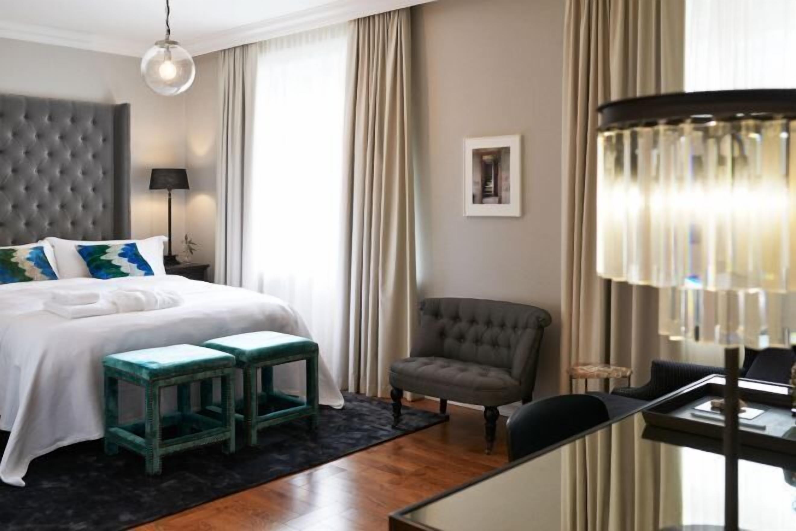 Couette en duvet d'oie, coffres-forts dans les chambres