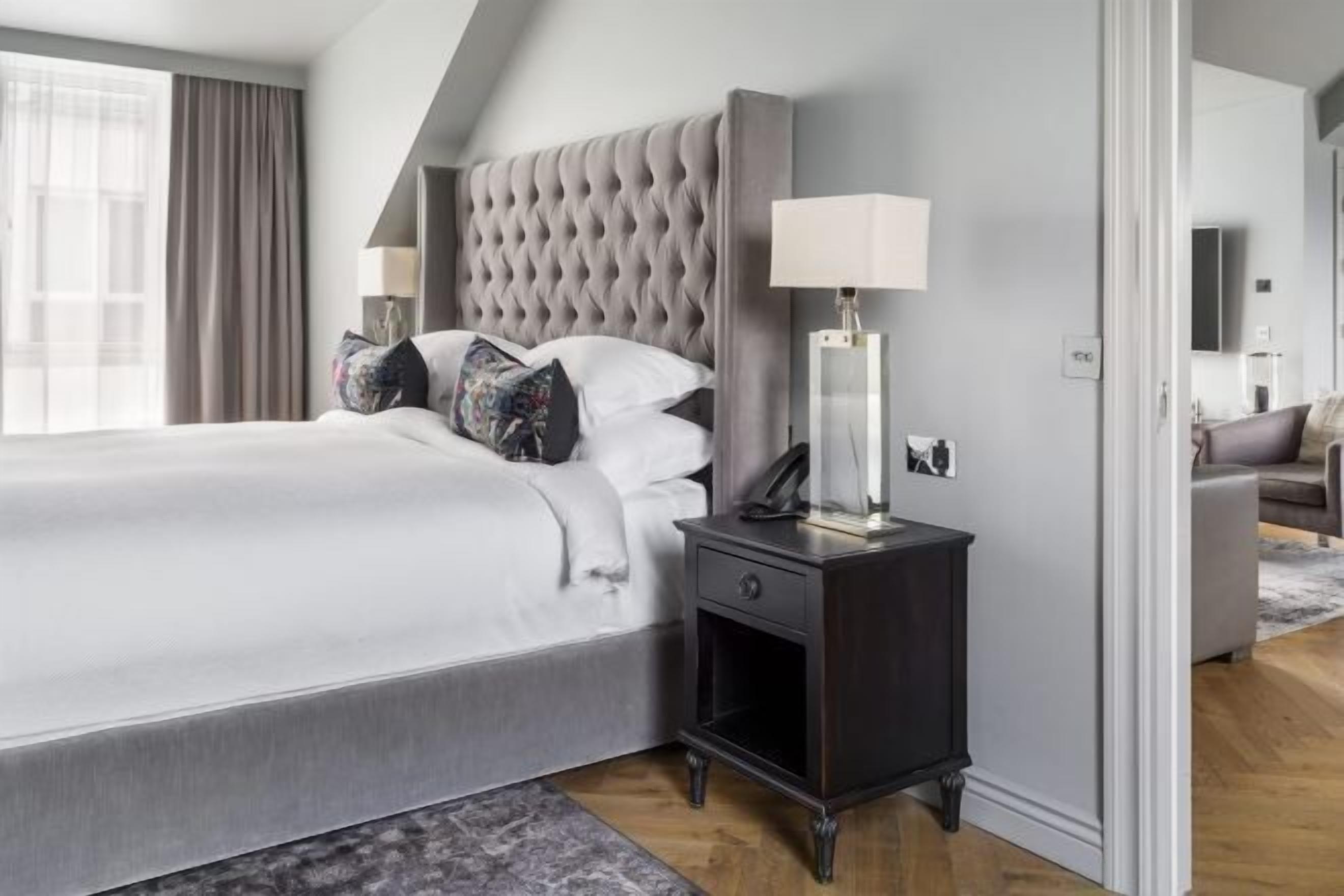 Couette en duvet d'oie, coffres-forts dans les chambres