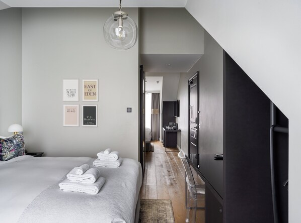 Couette en duvet d'oie, coffres-forts dans les chambres