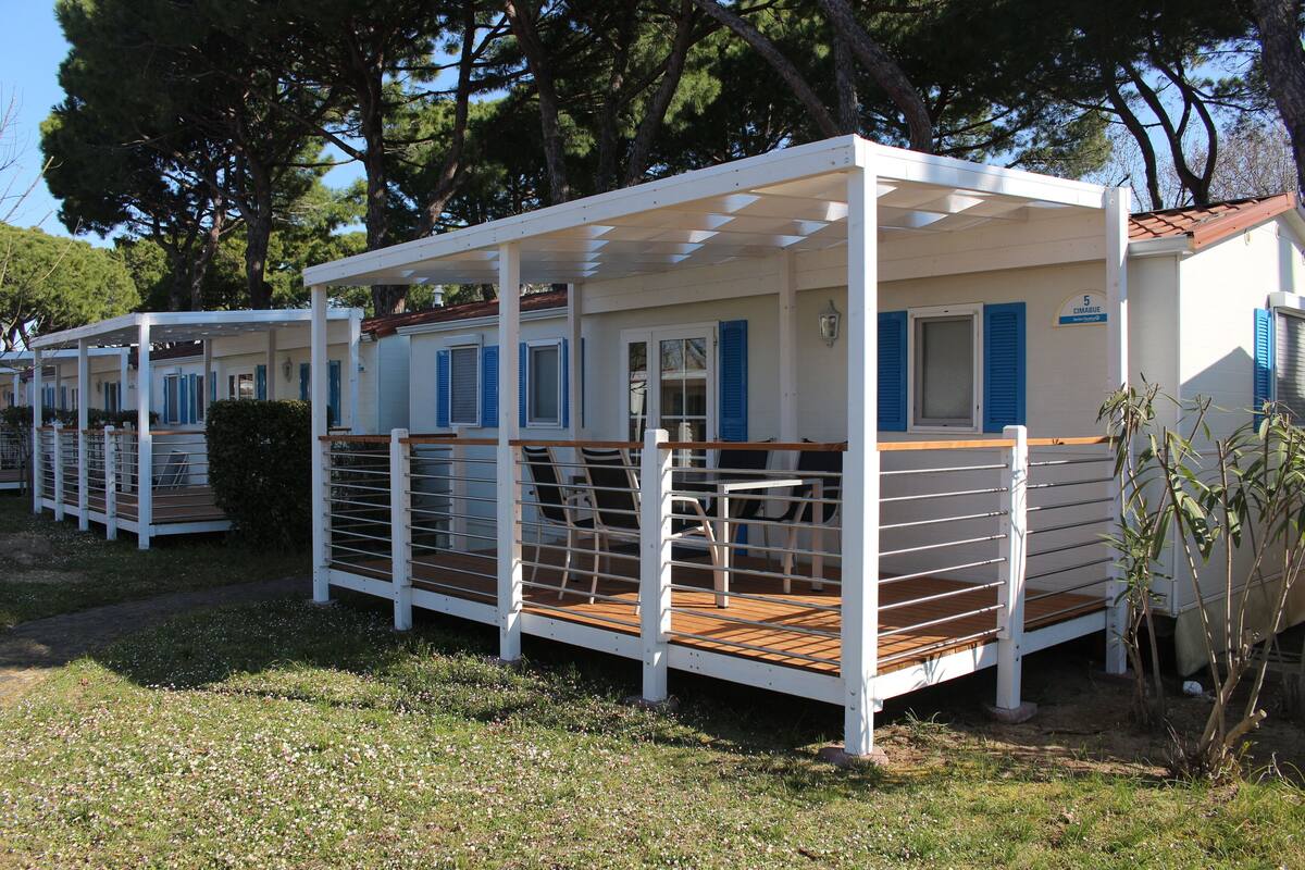 Mobile Home Supérieur, 3 chambres (Borgo Azzurro) | Terrasse/Patio