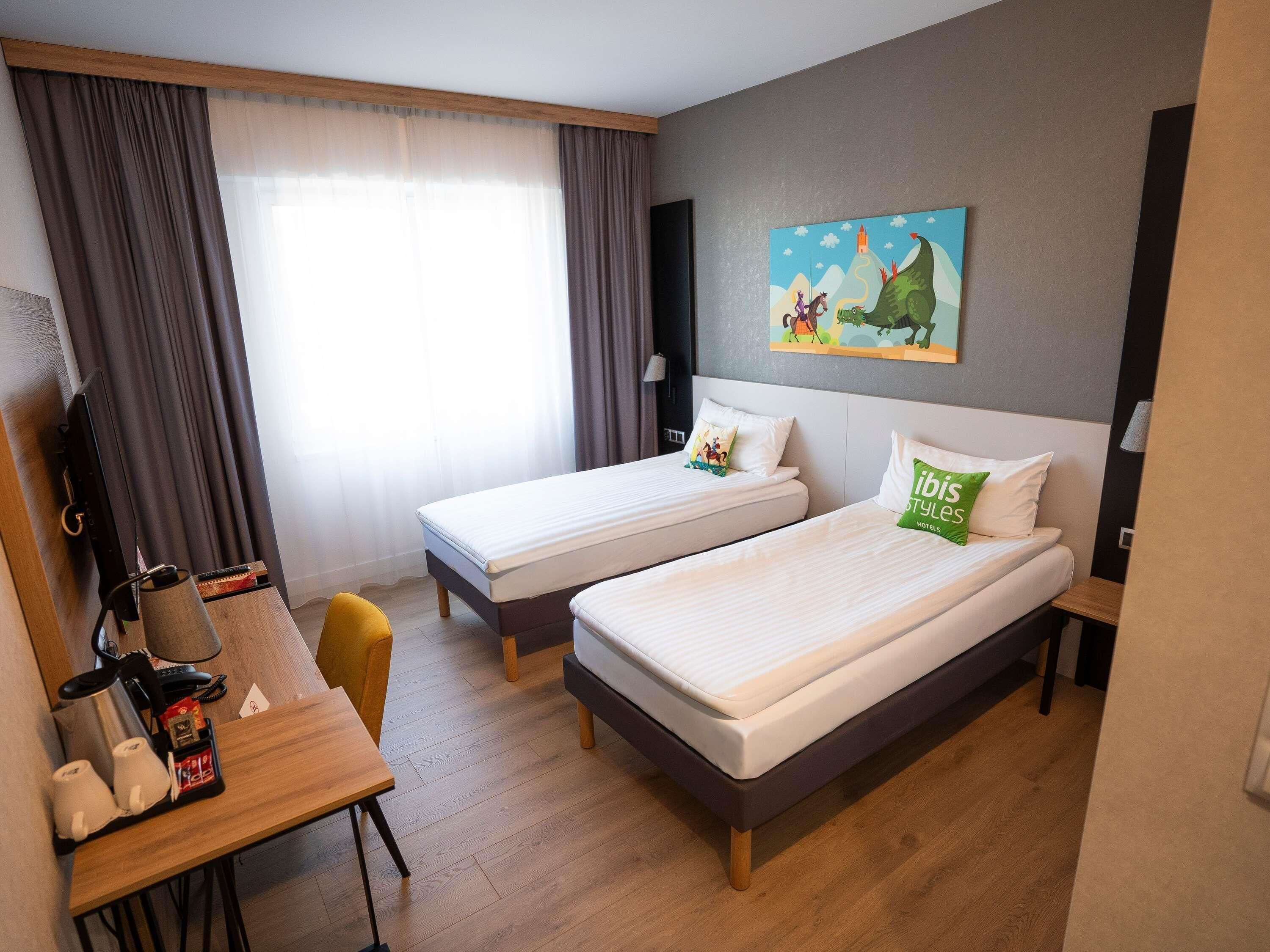 Zweibettzimmer, 2 Einzelbetten