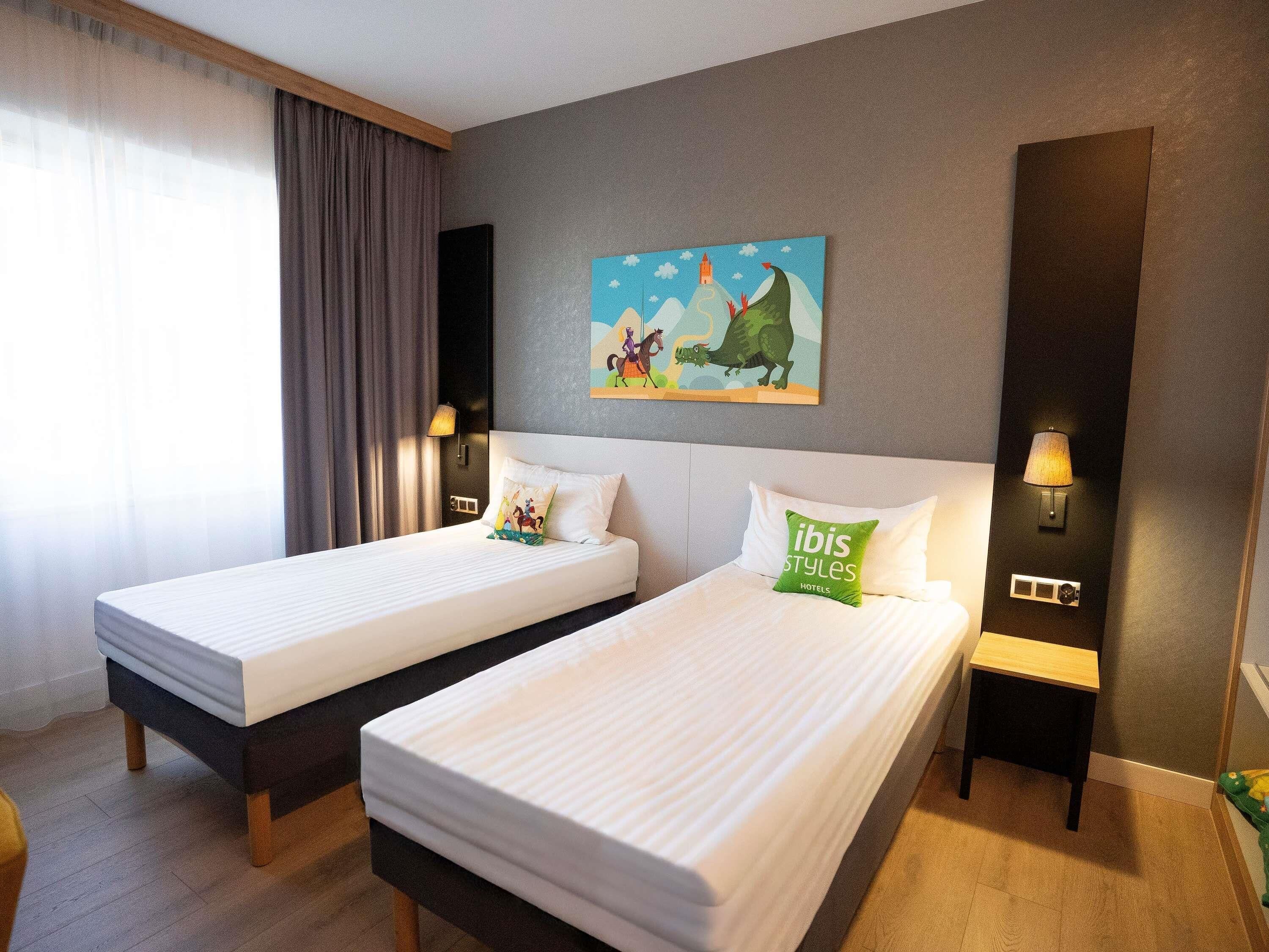 Zweibettzimmer, 2 Einzelbetten