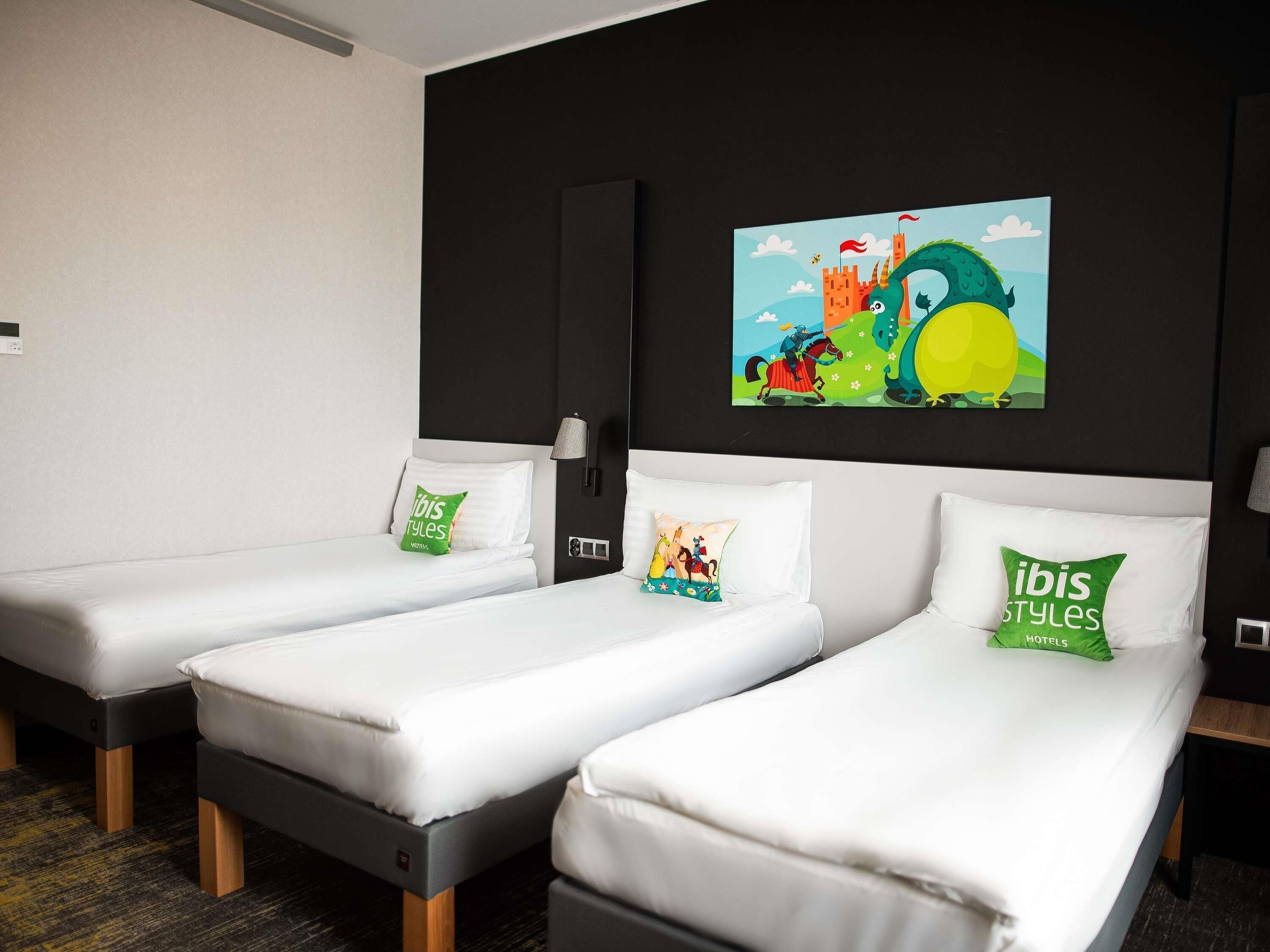 Standardzimmer, 3 Einzelbetten