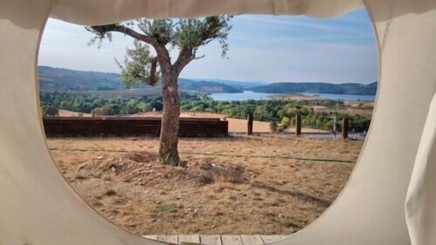 Uitzicht vanuit accommodatie