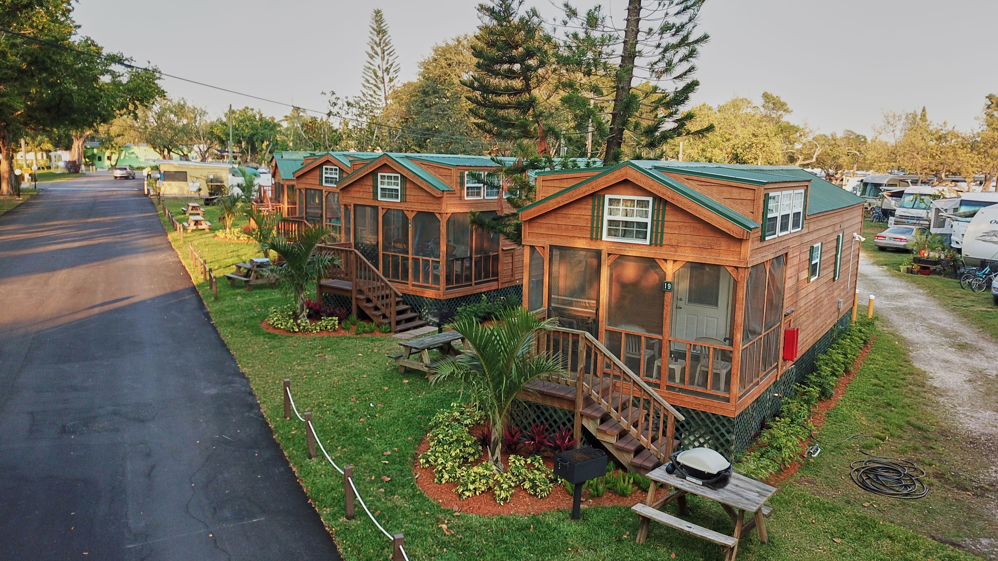 Deluxe Cabin, 2 Bedrooms, Kitchen (Lodge Sleeps 8, No Pets) | Terrace/patio