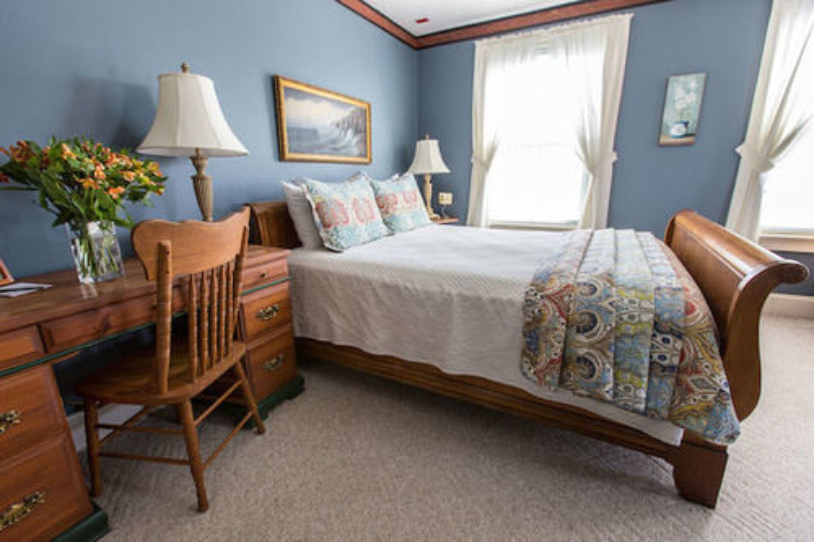 room, private bathroom (queen room) | individually decorated, individually furnished, iron/ironing board