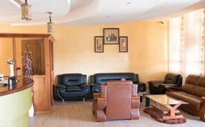 Sitteområde i lobbyen