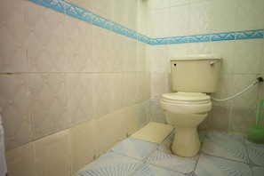 Douche, serviettes fournies