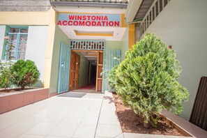 Voorkant van accommodatie