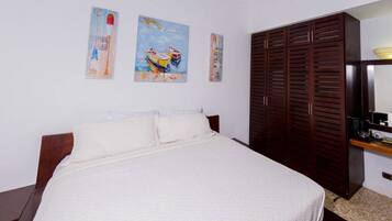 1 dormitorio, caja fuerte, wifi gratis y ropa de cama