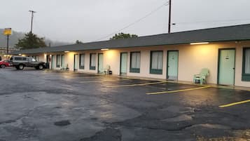 Front of property – evening/night