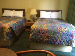 Room, 2 Queen Beds | Desk, free WiFi - Quick Stop Motel (Myrtle Creek)