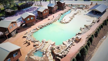 2 indoor pools, seasonal outdoor pool, pool umbrellas, pool loungers