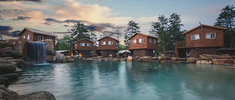 2 indoor pools, seasonal outdoor pool, pool umbrellas, pool loungers