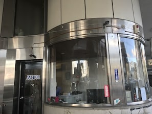 Entrée de l’hébergement