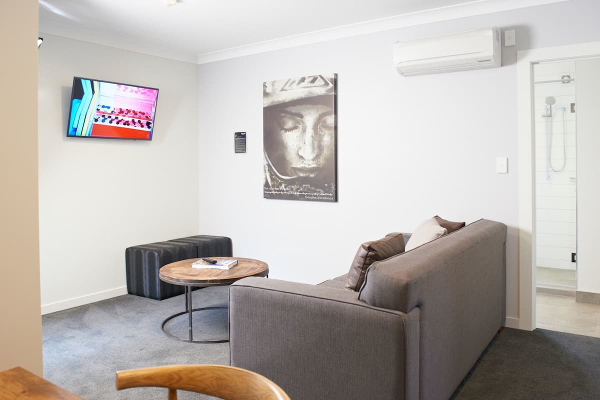 Suite, 1 chambre | Rideaux dâobscurcissement, systĂšme dâinsonorisation