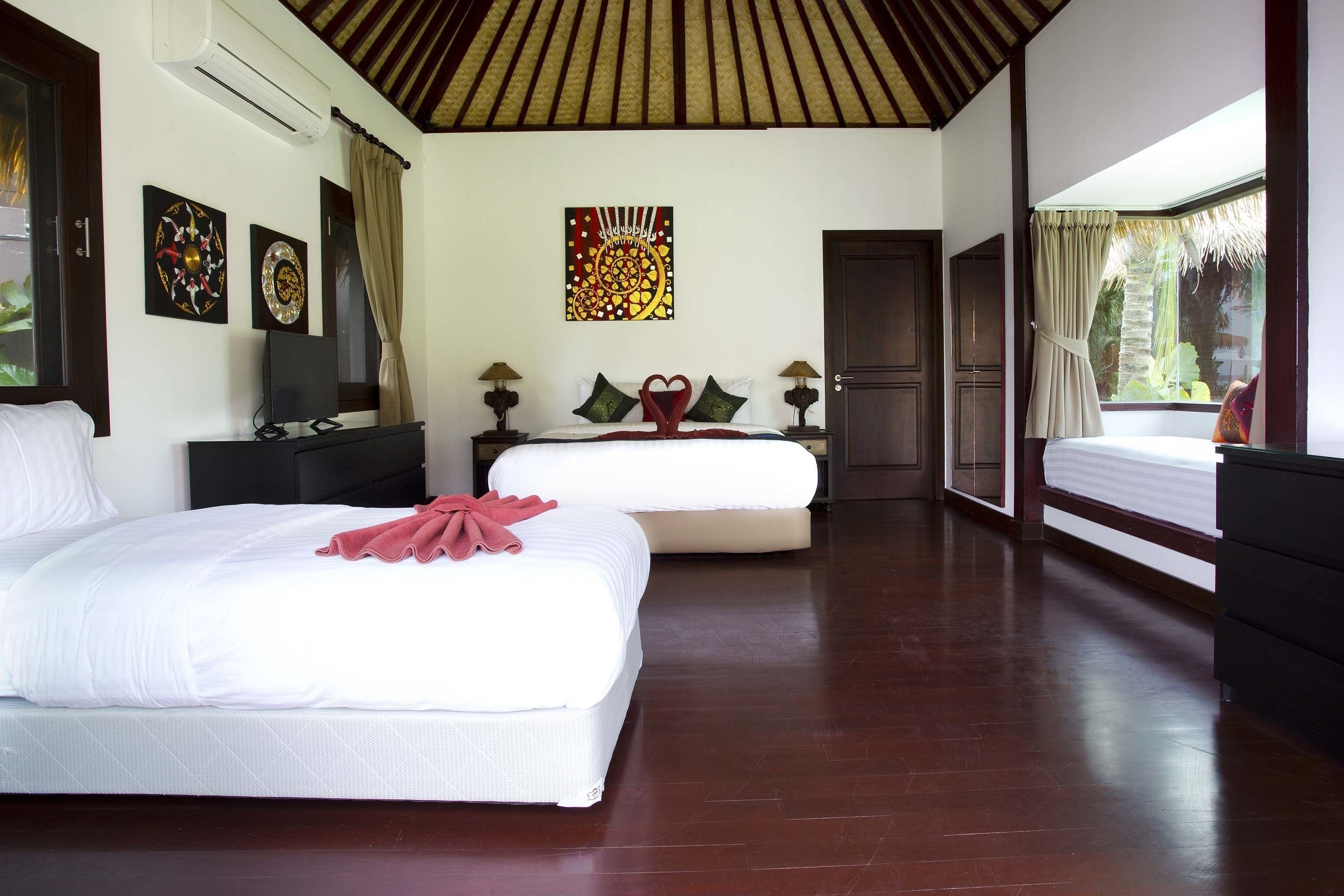 balinese luxury villa | 1 bedroom, egyptian cotton sheets, premium bedding, pillow-top beds
