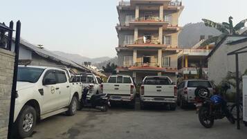 Free self parking, free valet parking