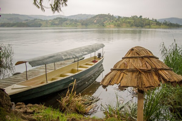 Porch - Bushara Island Camp (Kabale)