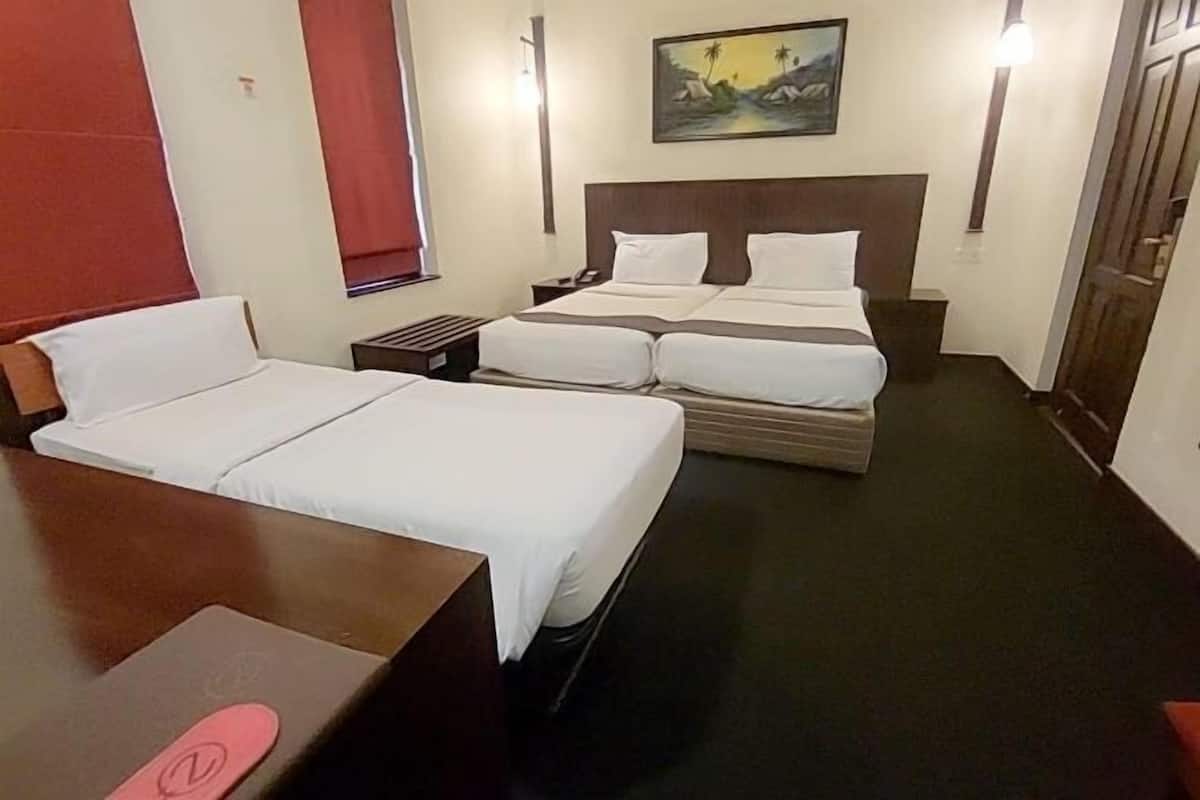 In-room safe, desk, laptop workspace, iron/ironing board