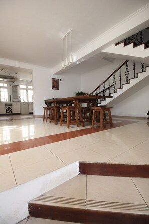 Interior entrance
