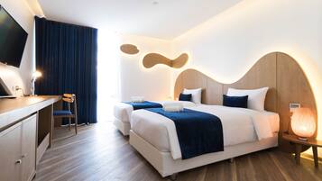 Deluxe Twin Room, 2 Twin Beds, Non Smoking | View from room