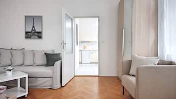 Habitación doble superior, 1 habitación, cocineta (4) | 1 habitación, insonorización y tabla de planchar con plancha