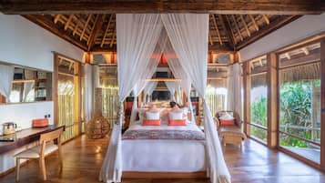 Villa, 1 chambre (Haweri Surf View) | Literie de qualité supérieure, articles gratuits dans le mini-bar