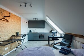 Căn hộ, 1 phòng ngủ, bếp nhỏ | Bếp riêng