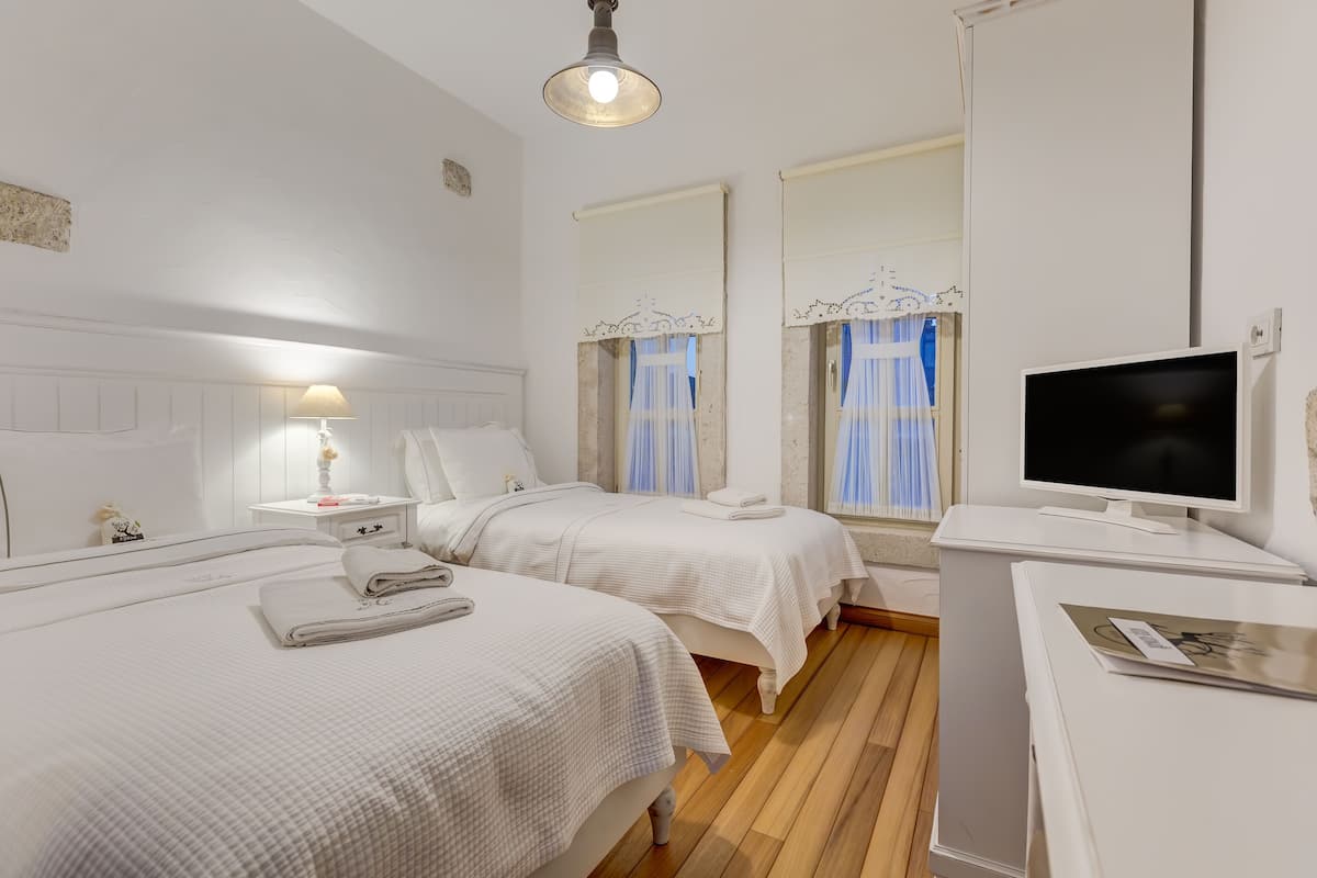 Twin Room (Garden Floor) | Premium bedding, in-room safe, desk, soundproofing
